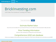 Tablet Screenshot of brickinvesting.com